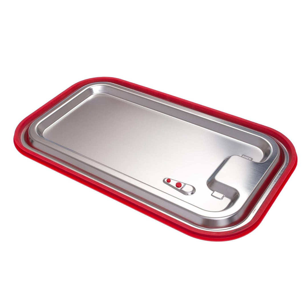 GN-Deckel 1/1 mit Silikon-Dichtung - mit Loch zur Rückbelüftung - spülmaschinenfest - Hitzebeständig