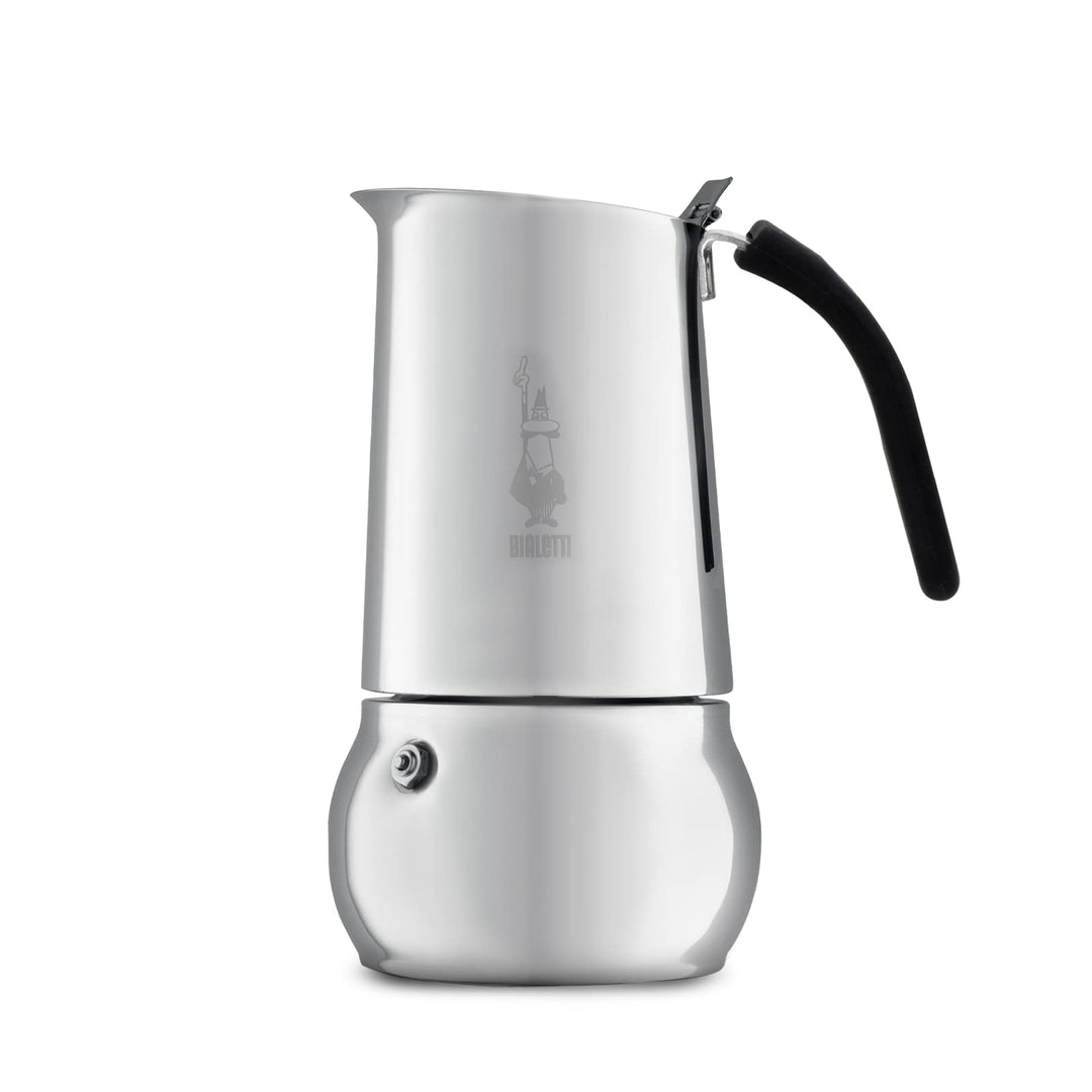 Bialetti 4885 0004885/CN Espressokocher, Aluminium, silber, 10 Tassen 10 Tassen Single
