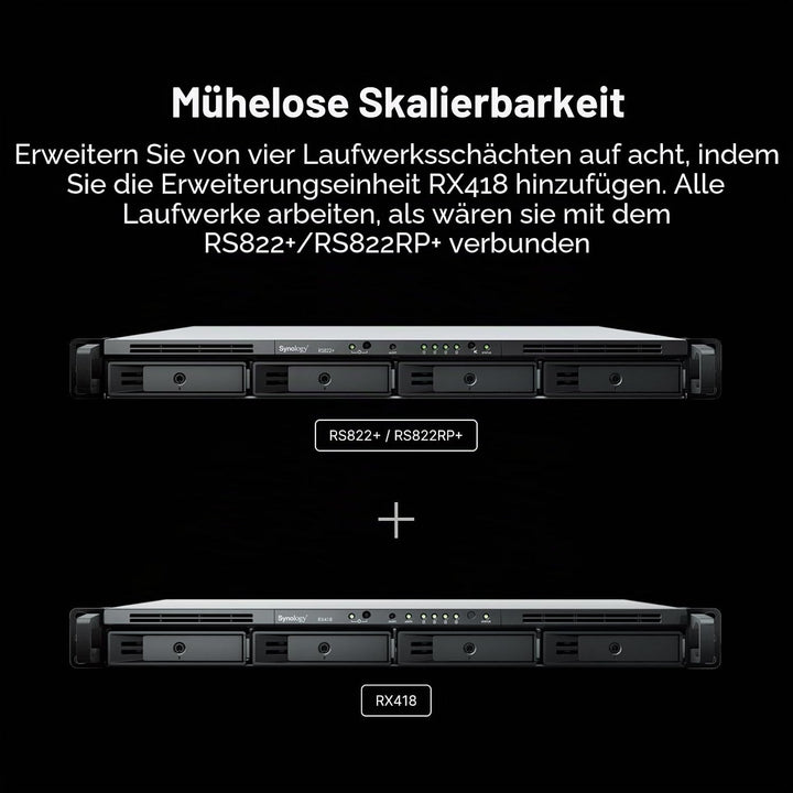 Synology 4-Bay RackStation RS822+ (Diskless), 4-Bay RackStation RS822+