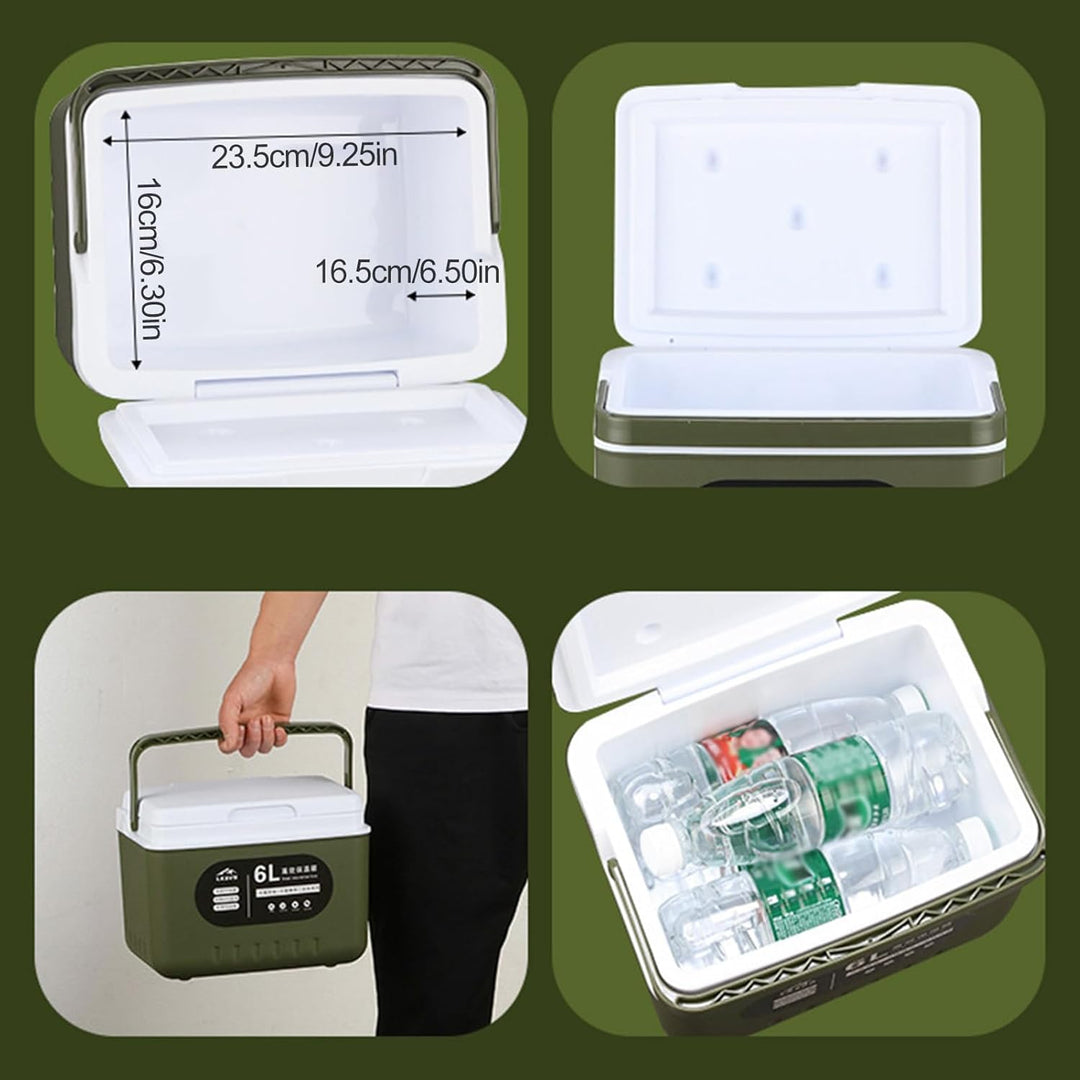 6L Kühlbox Thermobox Isolierbox Warmhaltebox Kühlen Und Wärmen Eisbox Lange Isolationszeit Hochleist