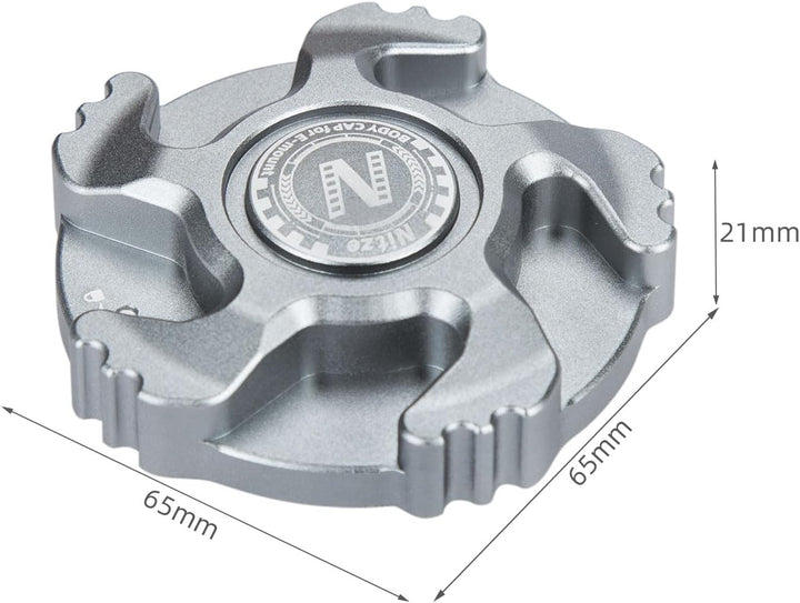 Nitze E Mount Camera Body Cap, E Mount Kamera Gehäusekappe aus Aluminiumlegierung für Sony FX3 / FX3