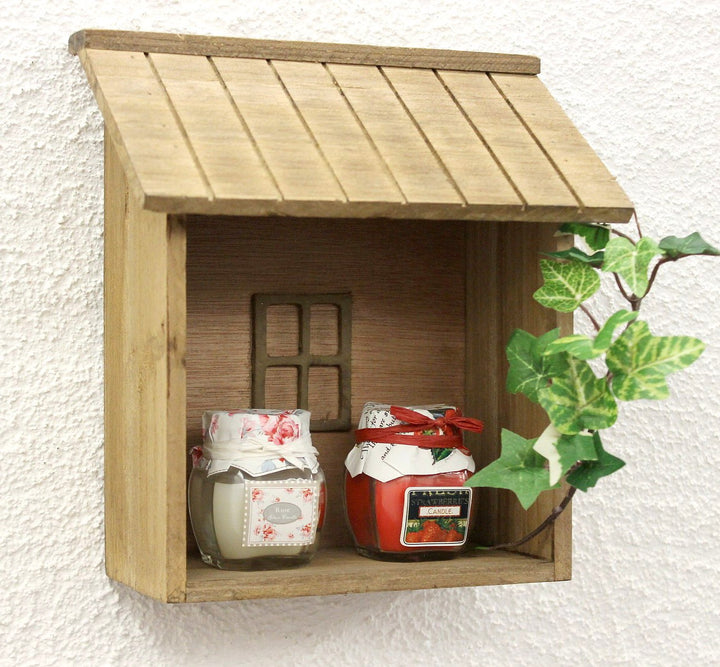 DanDiBo Setzkasten 14B215 Wandregal Shabby H-22 cm Sammlervitrine Küchenregal Regal zum aufhängen
