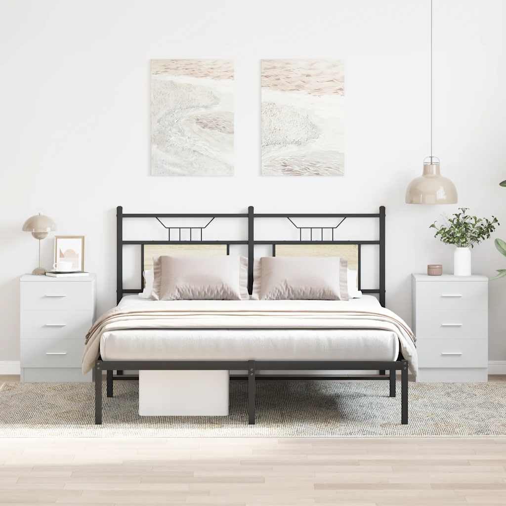 vidaXL 2X Nachtschrank 3 Schubladen Nachttisch Nachtkonsole Nachtschränckchen Nachtkommode Couchtisc