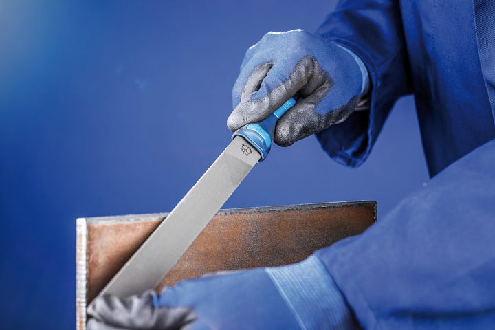 PFERD 532 WR 200 H 2 Werkstattfeilen-Set in PVC-Rolltasche, 5 Feilen, Kreuzhieb H2, 200mm, 11800532