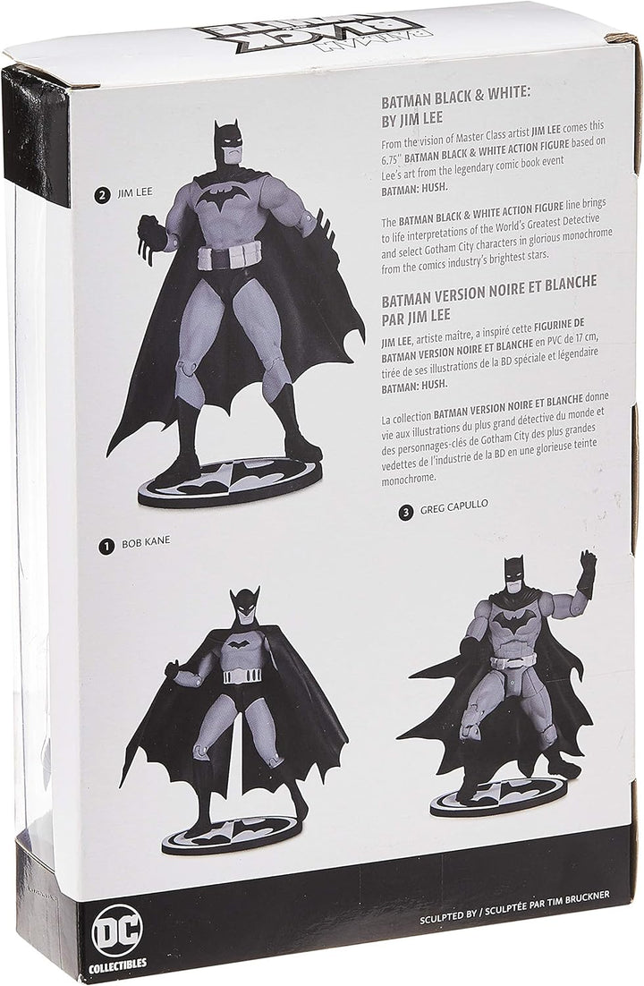 DC Comics Schwarz & Weiss Batman Action-Figur By Jim Lee