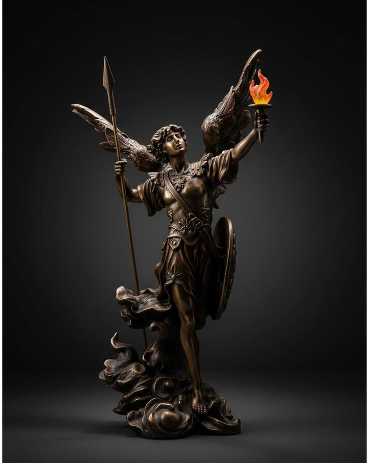VIDAL REGALOS Figur Harz, Arcangel Uriel, 35 cm