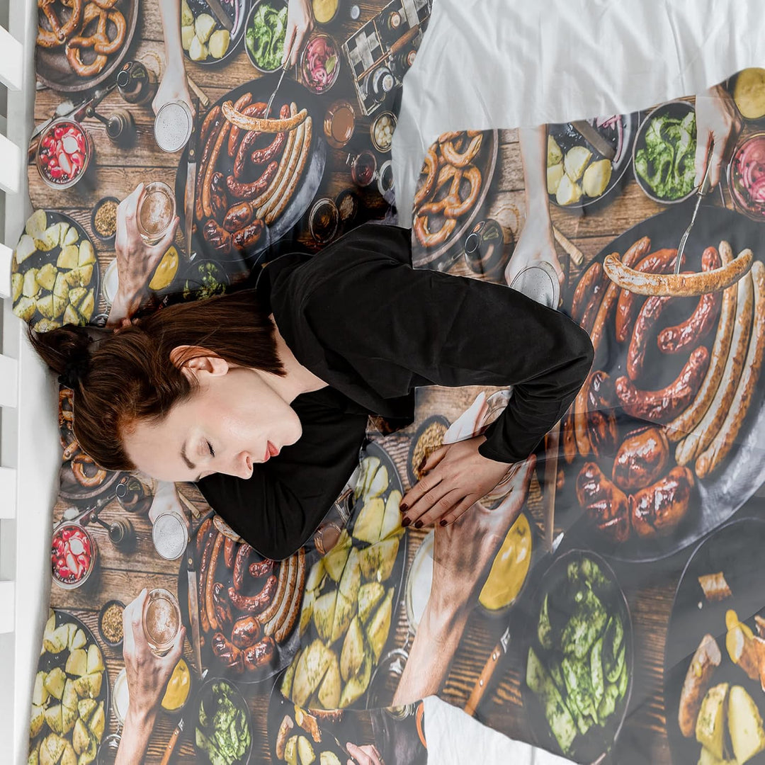 TherapieWelt Bettwäsche aus Atmungsaktive Baumwolle 3 teilig Set für Bett Schlafzimmer Deckenbezug m