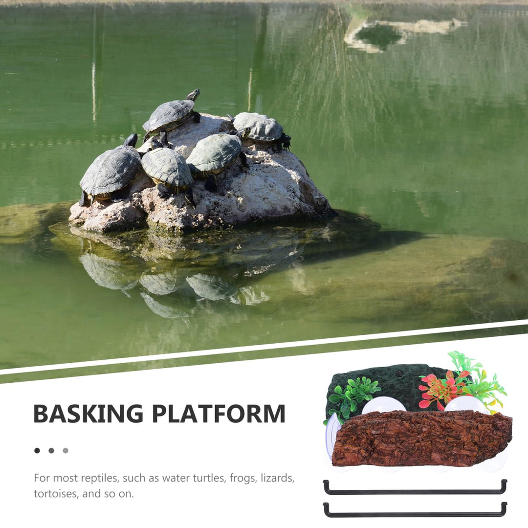 iplusmile 2st Plattform Zum Sonnenbaden Für Schildkröten Schildkröte Ruht Schildkröten-ruheterrasse
