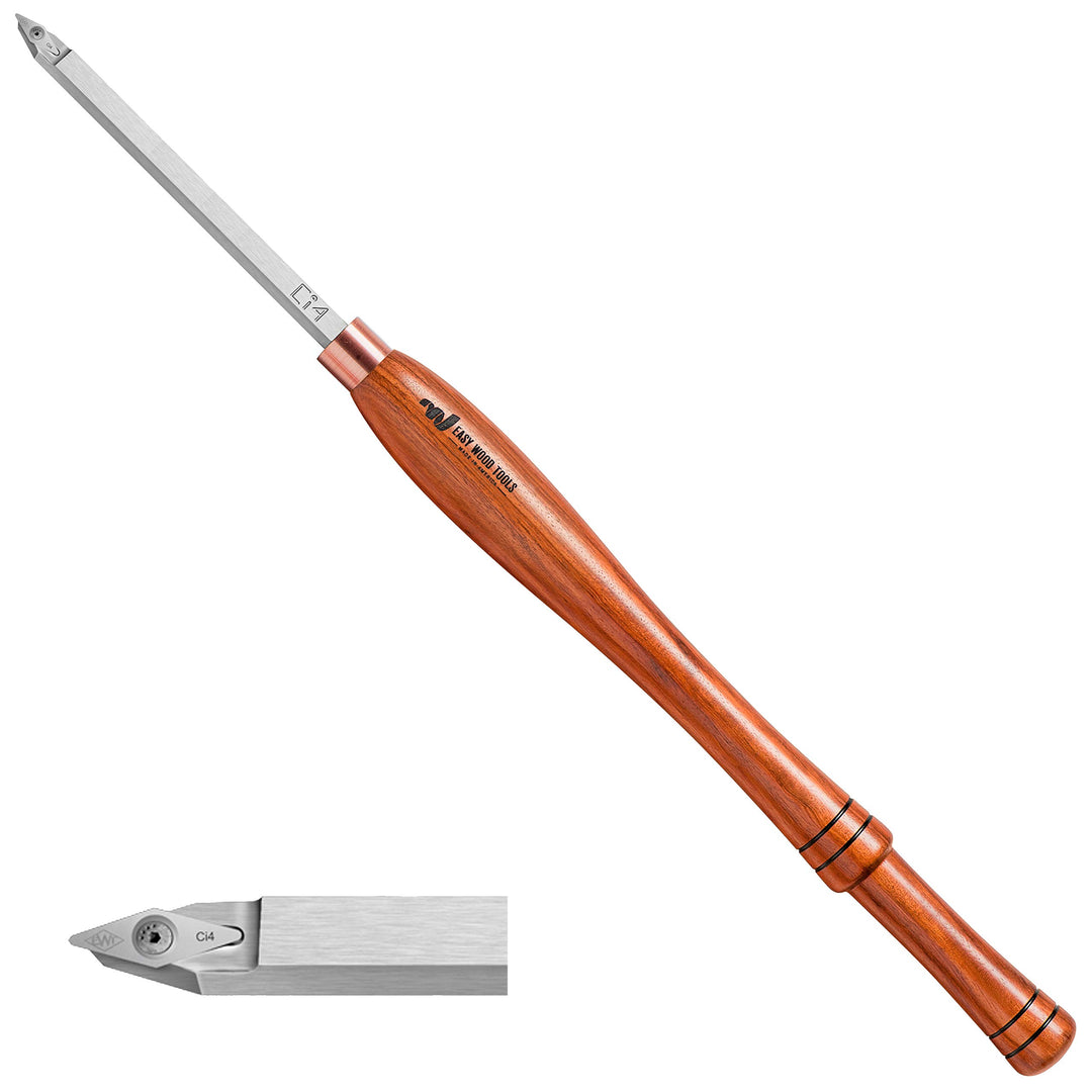 Easy Wood Tools Pro Detailer (3700) Austauschbarer, professioneller Hartmetalleinsatz-Holzschaber mi