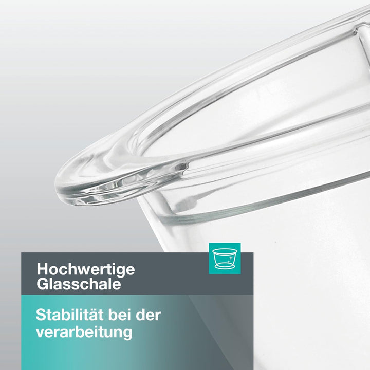 Gorenje S501GW Zerkleinerer/Turbotaste / 500 W/Edestahl Doppelklinge/Spülmaschinen geeignet/Glasbehä