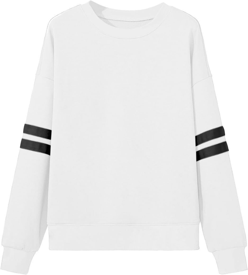 Mädchen Langarmshirts Kinder Tops Mode Kleidung Sweatshirt Farbblock T-Shirt Bekleidung Oberteile Cl