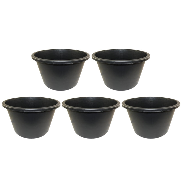 5 St. Mörtelkübel DEWEPRO® - Mörteleimer - Mörtelwanne - Baueimer - Mörtelkasten für Garten und Baus