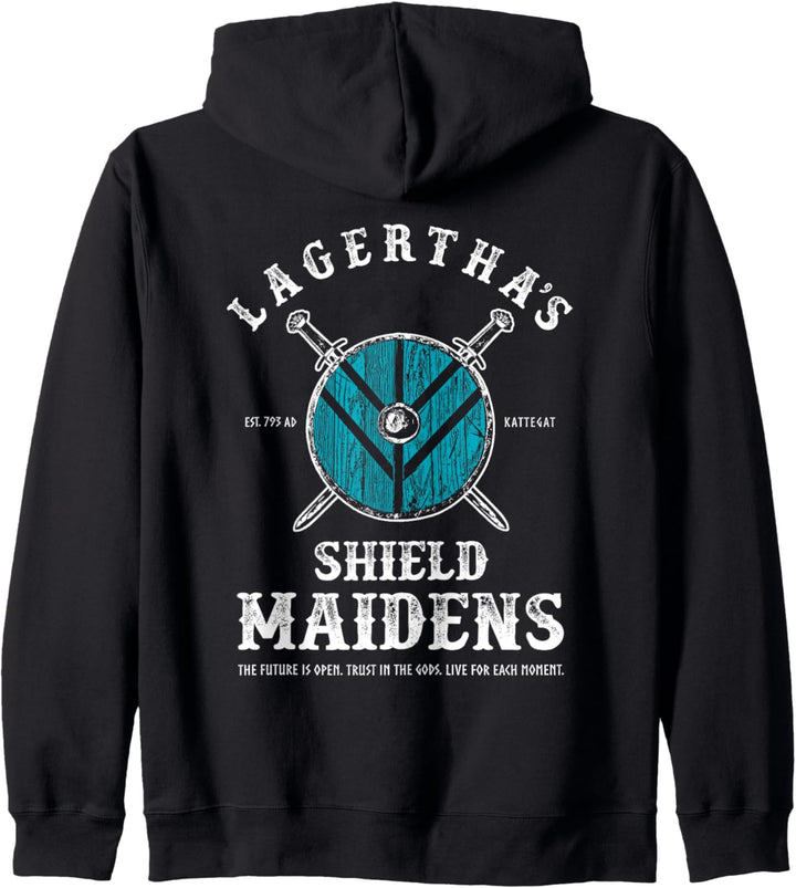Lagertha's Shield Maidens - Wikinger krieger Schildmaid Kapuzenjacke