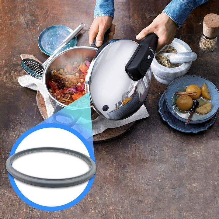 Anakel Home Ersatzteil Dichtungsring 60.6856.9990 für WMF, 22cm Schnellkochtopf Silikon Dichtung für