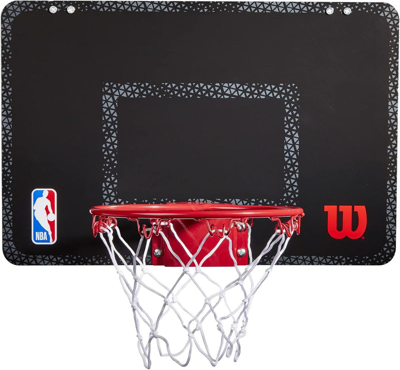 Wilson Unisex-Adult NBA Team Mini Hoop Basketball Einheitsgrösse Schwarz, Einheitsgrösse Schwarz