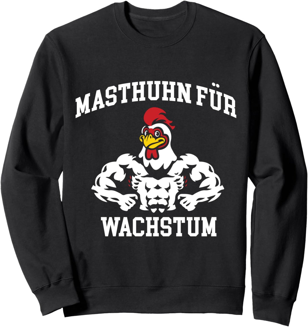 Masthuhn für Wachstum Fitness Bodybuilding Kleidung Eiweiss Sweatshirt