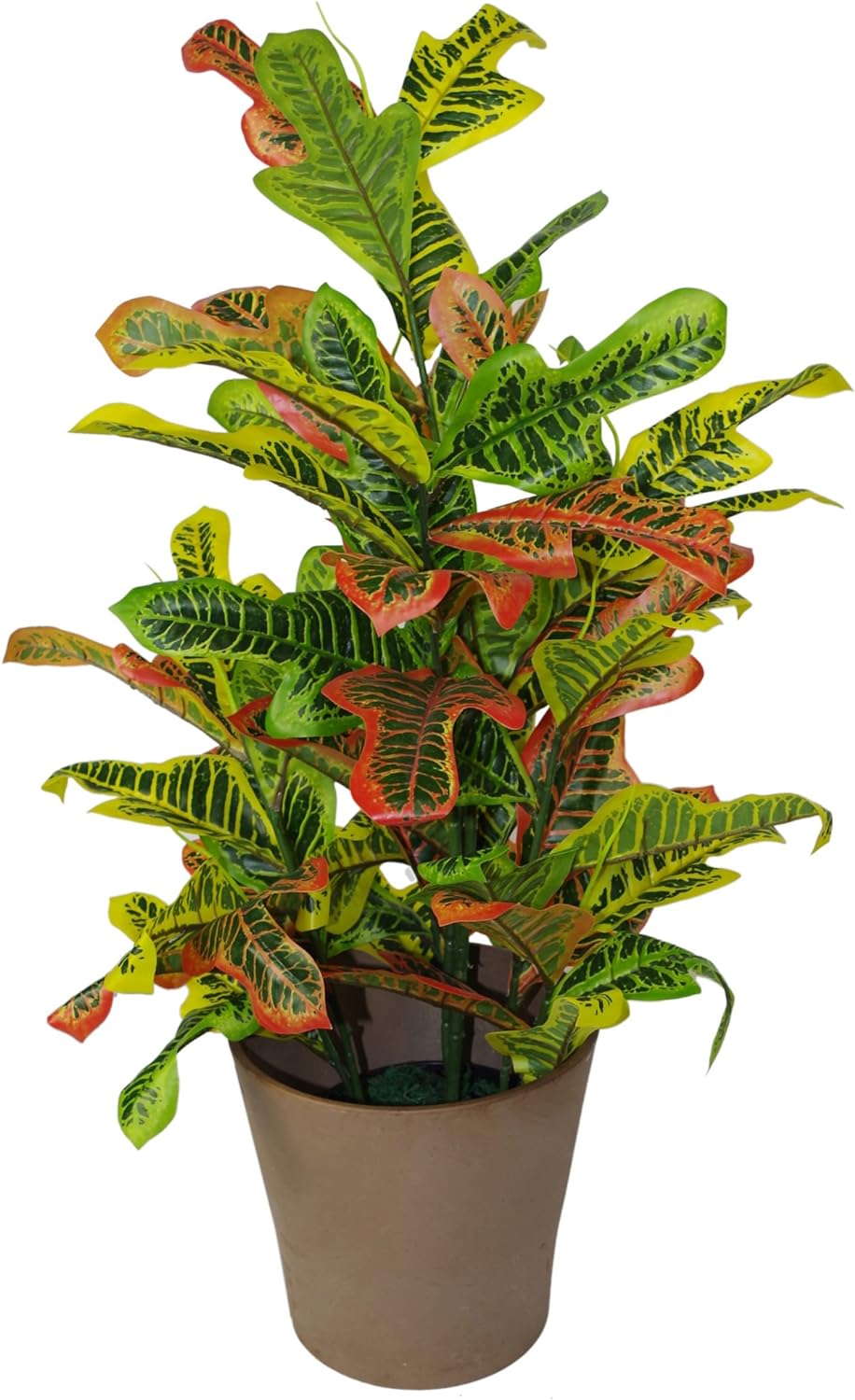 Leaf Kunstpflanze für Kodiäum, 90 cm, gross, Schwarz 90cm Codiaeum 90cm Codiaeum, 90cm Codiaeum 90cm