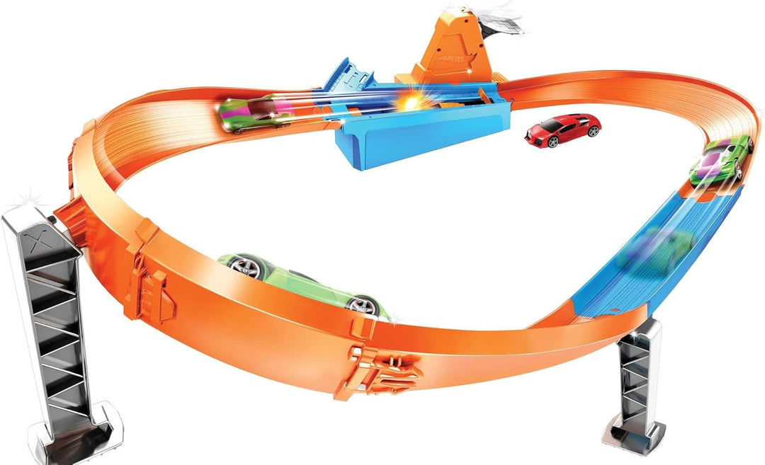 Hot Wheels - Piste Action Playset Sortiert, Fahrzeug Nicht enthalten, Spielzeug für Kinder 4+ Jahre,