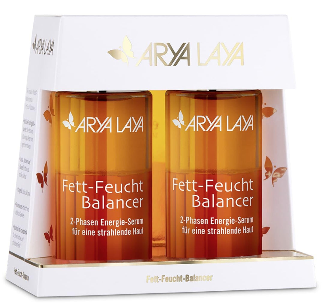 ARYA LAYA Fett-Feucht Balancer Klassik: 2-Phasen Energie-Serum für strahlenden Teint, für alle Hautt