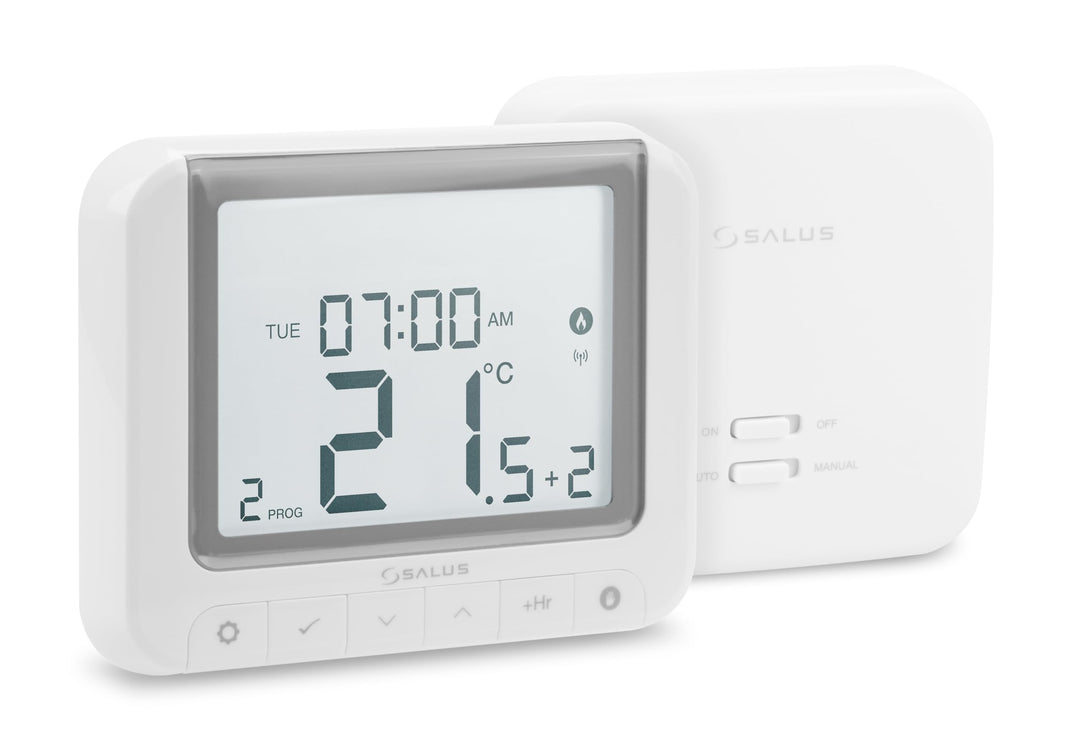 Salus RT520RF Batteriebetriebener Digital Programmierbarer Funk-Raumthermostat Funk-Thermostat mit g