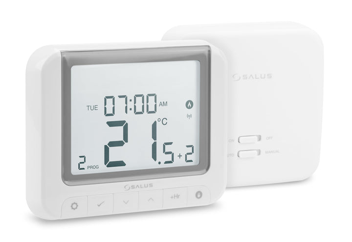 Salus RT520RF Batteriebetriebener Digital Programmierbarer Funk-Raumthermostat Funk-Thermostat mit g