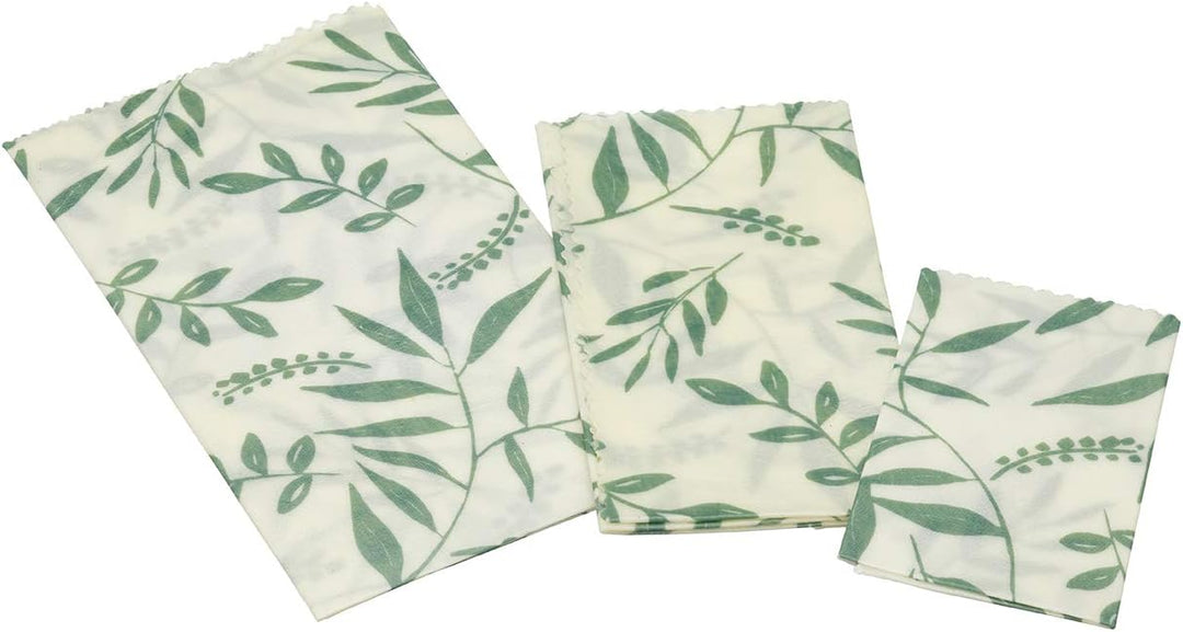 KitchenCraft Natural Elements Veganer Lebensmittelwickel aus recyceltem Papier, 3 Blätter wiederverw