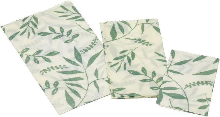 KitchenCraft Natural Elements Veganer Lebensmittelwickel aus recyceltem Papier, 3 Blätter wiederverw