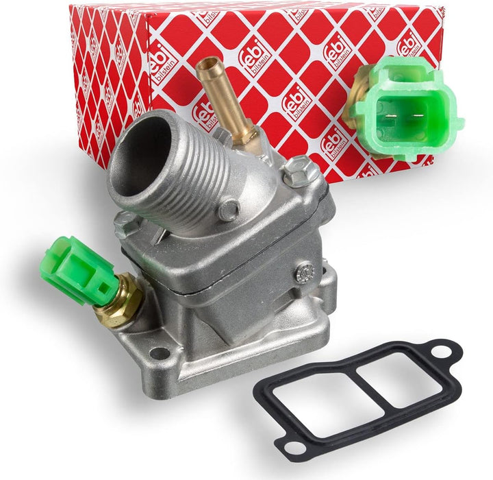 febi bilstein 34851 Thermostat mit Gehäuse, Dichtung und Temperatursensor , 1 Stück