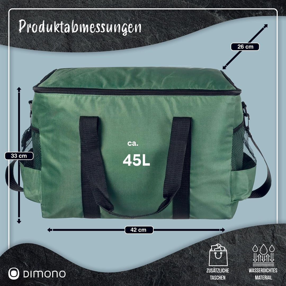 XXL Kühltasche iolierte Getränke & Snack-Tasche Isotasche Picknick-Tasche für Camping Reisen Urlaub