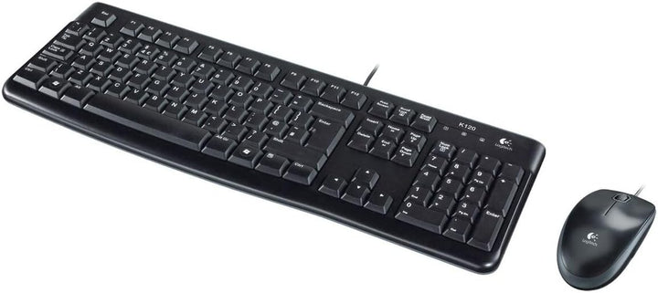 Logitech MK120 Kabelgebundenes Set mit Tastatur und Maus für Windows, CS SK QWERTY/Z layout - Schwar