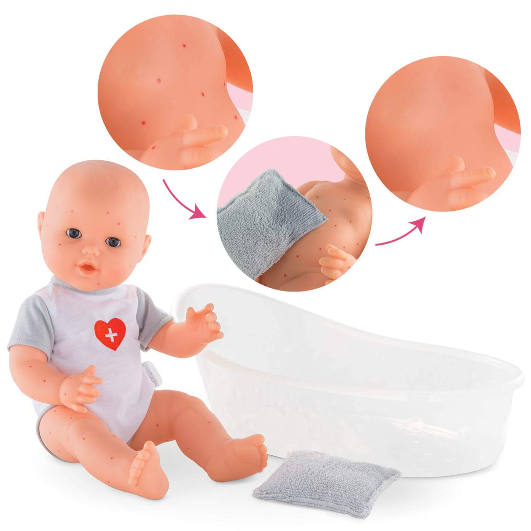 Corolle Mon Grand Poupon Morgan hat Windpocken