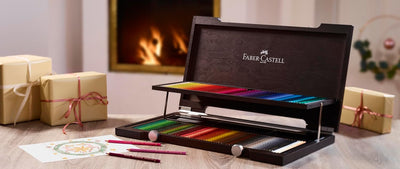 Faber-Castell 110013 - Buntstifte Polychromos, im 120er Holzkoffer Holzkoffer 120-teilig, Holzkoffer