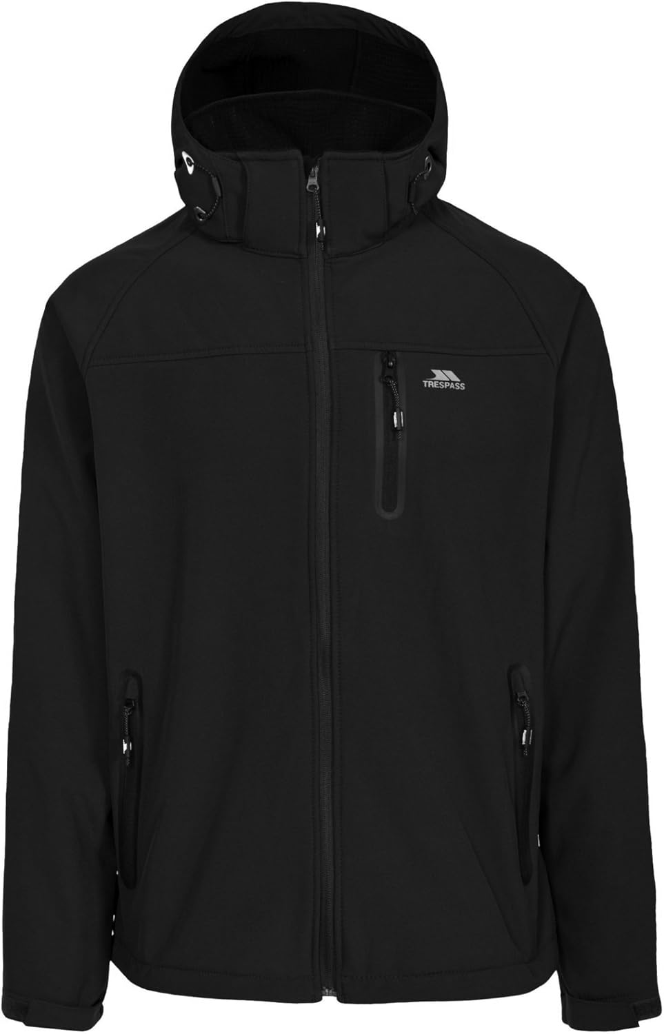 Trespass Herren Accelerator Ii Wasserdichte Softshelljacke Mit Abnehmbarer Kapuze (1er Pack)