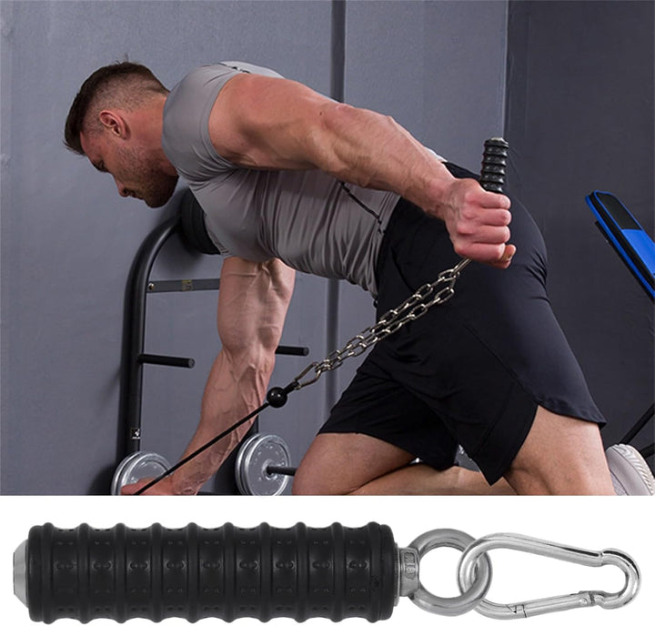 Übungsgriffe,Gym-Kabelgriffe | Trizeps-Kraft-Fitness-Griff | Einzelner Gym-Griff zum Herunterdrücken