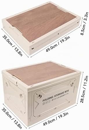 Qcwwy Faltbare Camping-Aufbewahrungsbox, Zusammenklappbare Aufbewahrungsbox, Starke Tragfähigkeit, 5