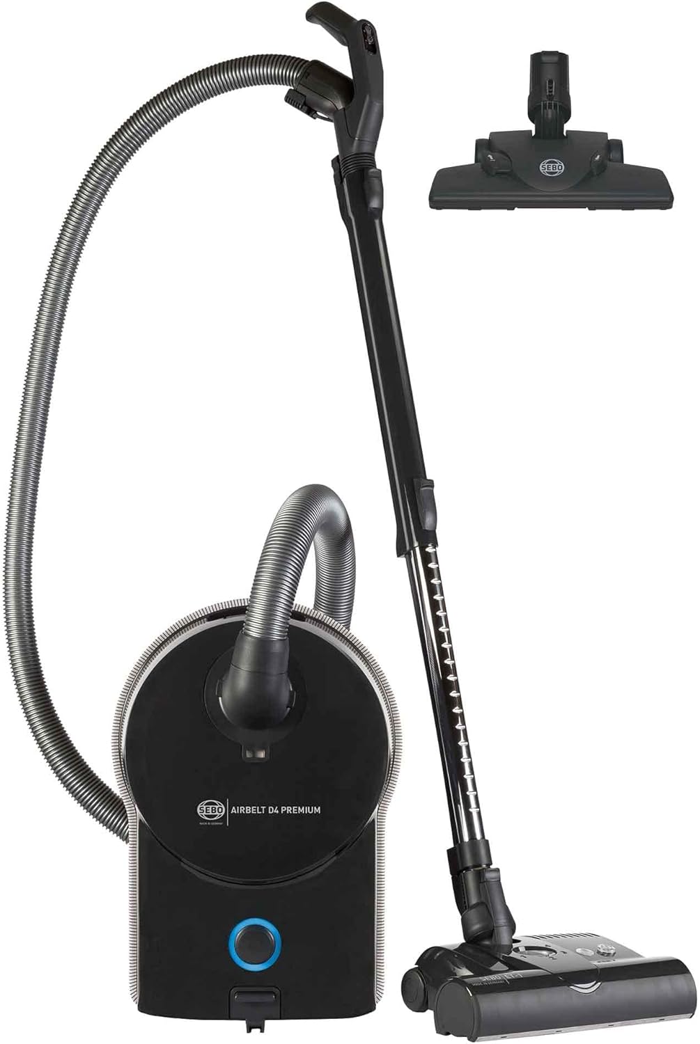 Sebo 6270gs Elektroteleskoprohr für Airbelt C 3,1 K3 D4 Modelle, grauschwarz