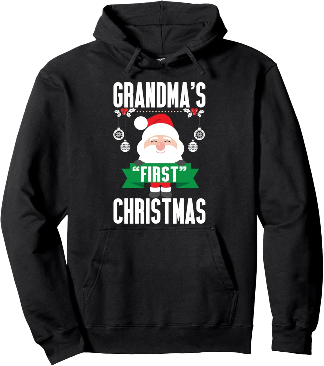 Erste Weihnachten Als Oma Nana Grossmutter Pullover Hoodie