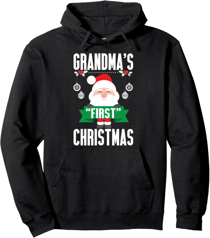 Erste Weihnachten Als Oma Nana Grossmutter Pullover Hoodie