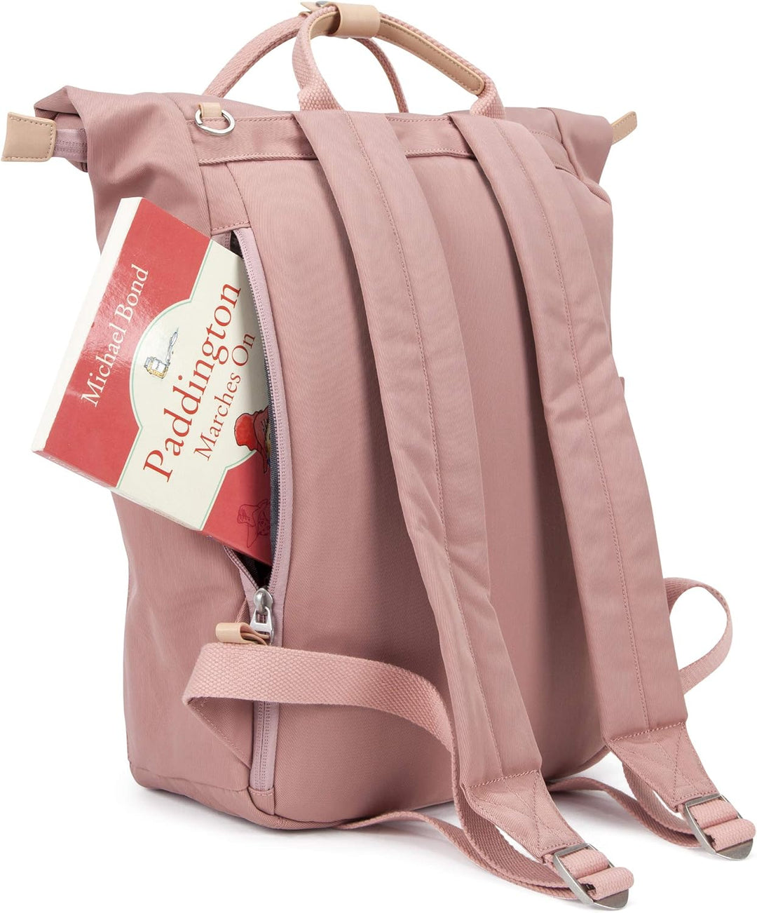 SEVENTEEN LONDON – Moderner und stilvoller ‘Canary Wharf’ Rucksack mit einem klassischen gefalteten