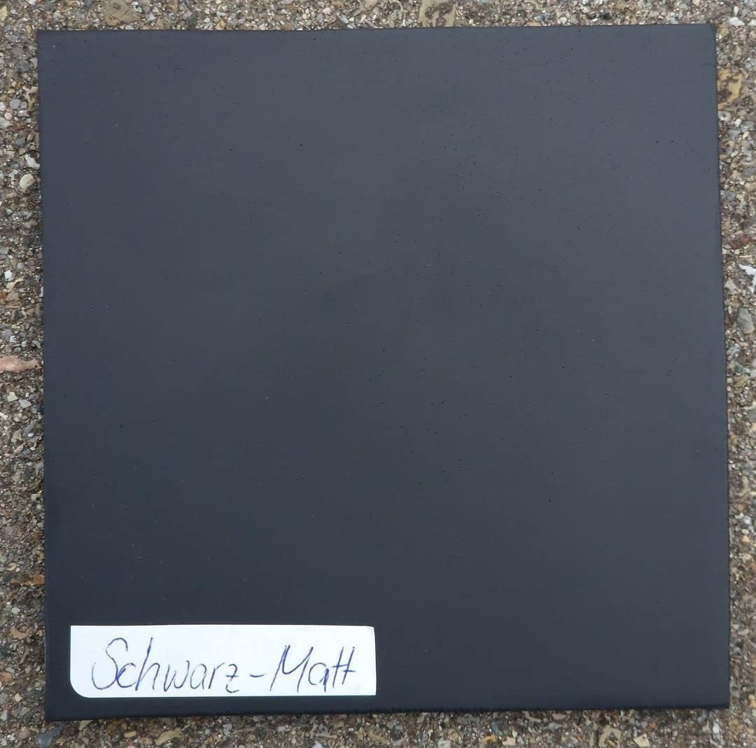Pflanzkübel, Blumenkübel Fiberglas Säule 30x30x80cm elegant schwarz matt.