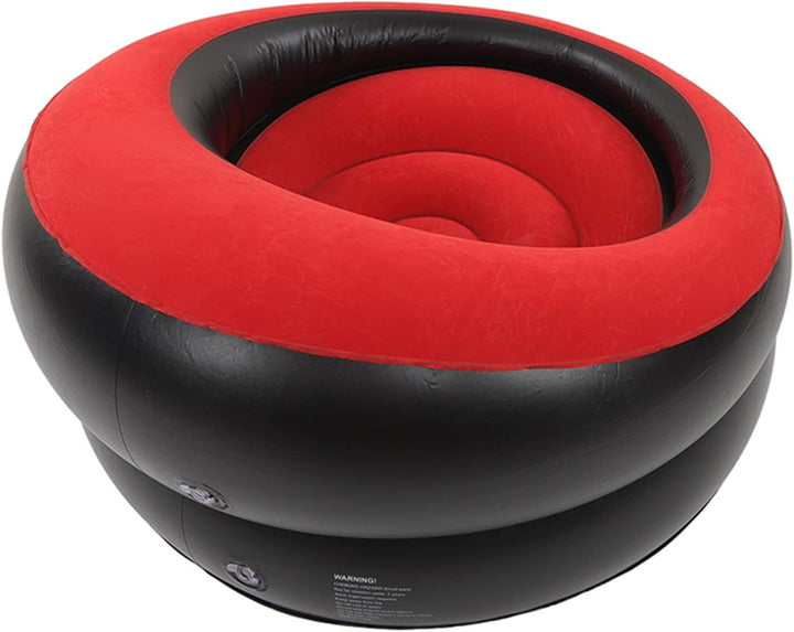 Aufblasbare Couch, Aufblasbarer Sofastuhl Tragbarer Aufblasbarer Stuhl Beflocktes Luftsofa mit Quick