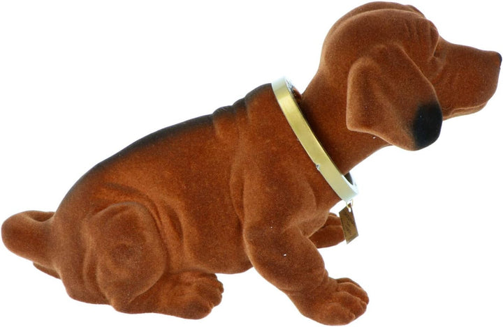 RAKSO Original Dackel mit Gelenk, gross, 29 cm, Mehrfarbig, Tierdruck, Wohndeko, Figurine