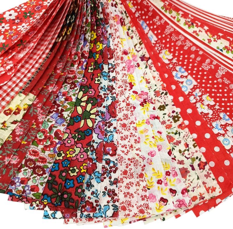 Stoffstreifen für Quilten, Nähen, 6,6 cm, vorgeschnittene Baumwolle, Blumenmuster, Stoffstreifen, Bü