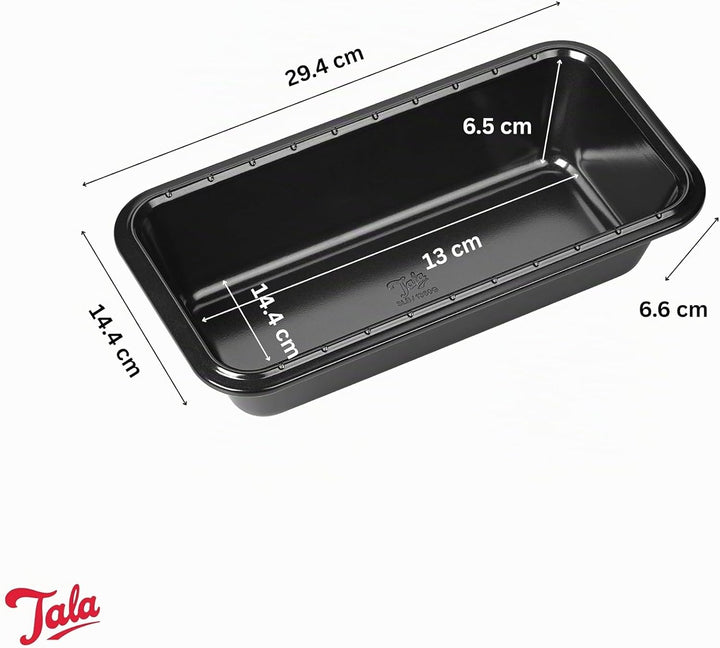 Tala Performance Brotform 1360g 29,4 x 14,4 cm Kohlenstoffstahl mit Whitford Eclipse Antihaftbeschic