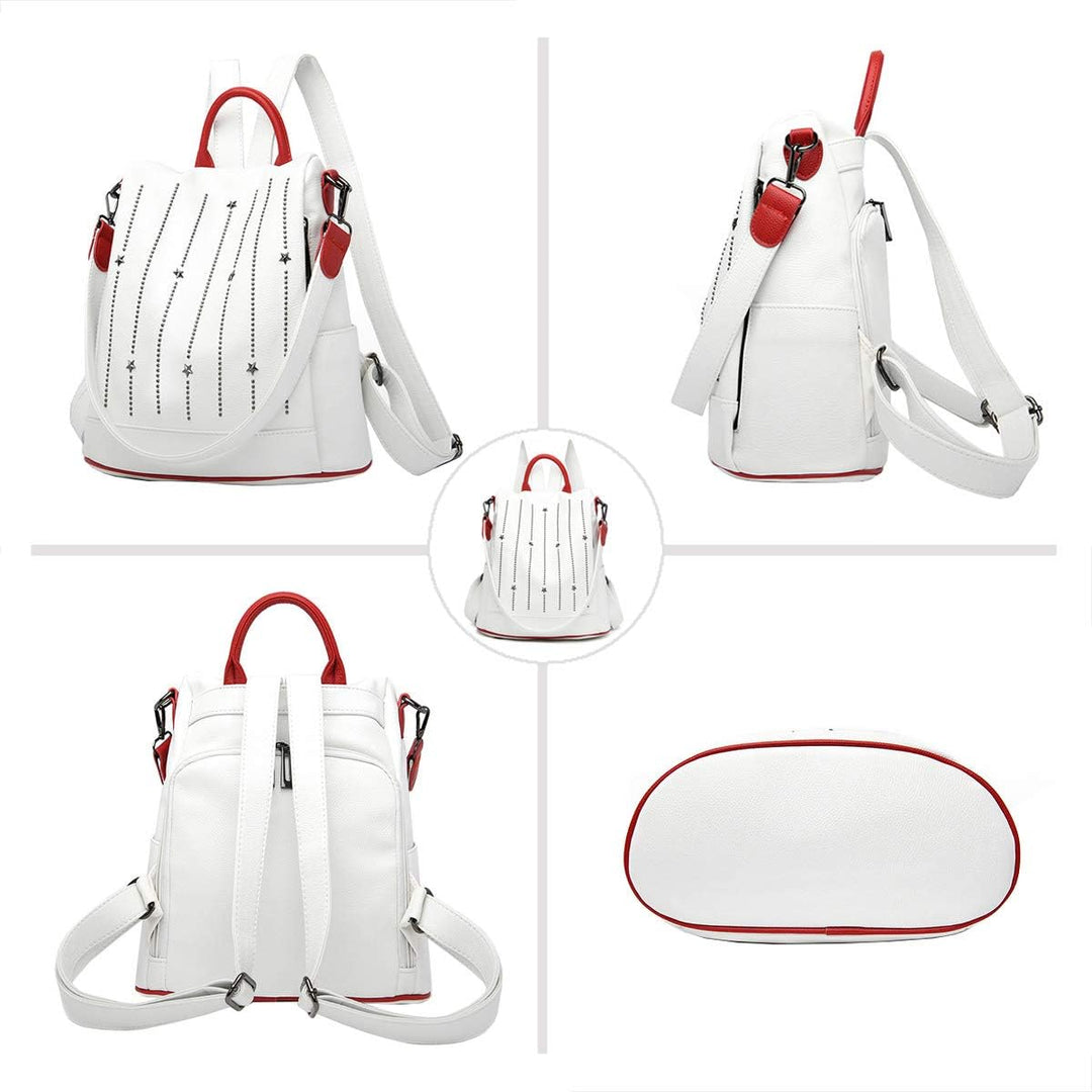 BUKESIYI Damen Tasche Rucksack Handtasche Frauen backpack Klein Anti Diebstahl Schulrucksack Laptop
