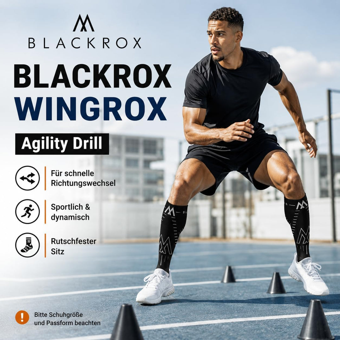 BLACKROX Kompressionssocken Astropreform WINGROX Premiun Kompressionssocken Sportkompressionssocken
