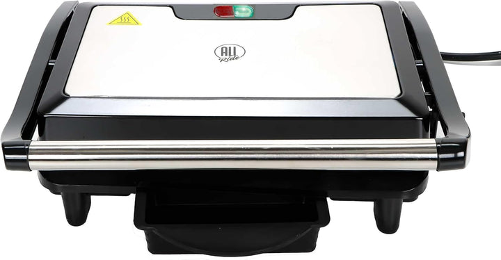 Kontaktgrill 24 Volt 240W für LKW Wohnmobil Boot - Elektrogrill mit LED-Kontrollleuchten - Kabel 105