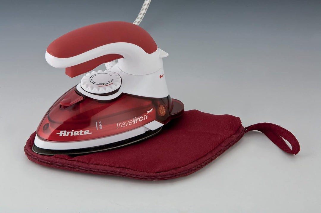 Ariete 6224 Reisebügeleisen "Travel Chic" / 800 Watt, Rot, One Size