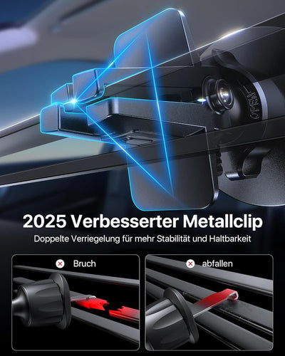 andobil Handyhalterung Auto Magnet Kompatibel mit MagSafe [ Das bisher Die stärkste Magnetkraft ] Au