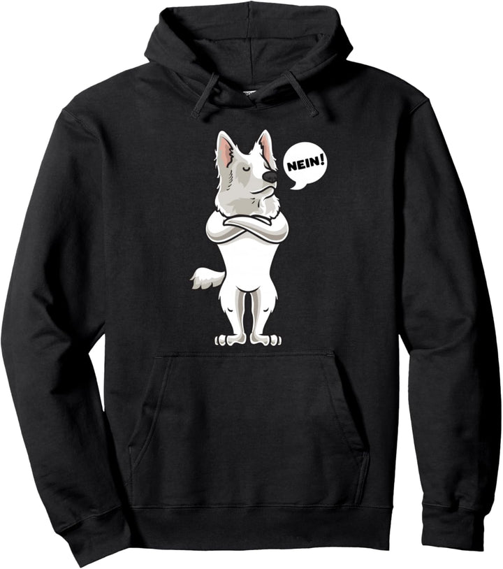 Sturer Berger Blanc Suisse Hund Schweizer Schäferhund Pullover Hoodie